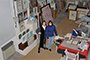Nora en su taller con Patricia Pellegrini